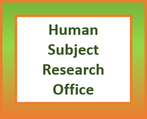 Human Subject Research Office Button